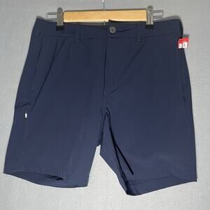 NWT Cuts Clothing AO Hybrid Shorts Mens 28 Navy Nylon Stretch slim Quick-Dry